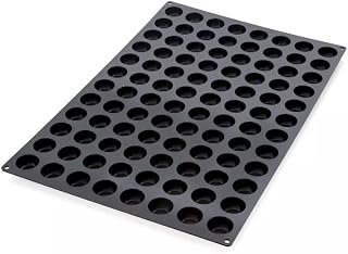 Silikomart SQ061 96 Compartment Pomponettes Silicone Baking Mold - 1 7/16" x 1 7/16" x 11/16" Cavities