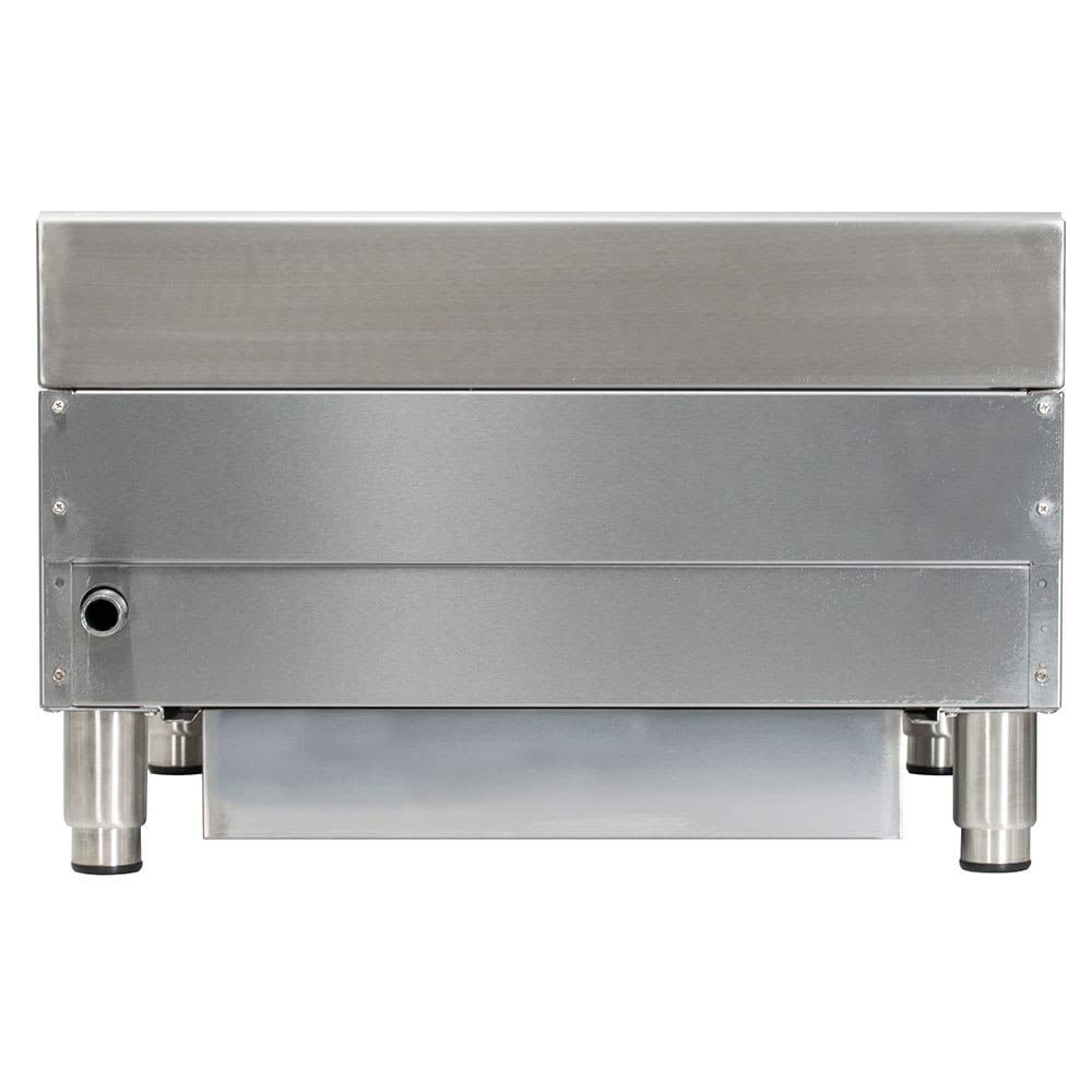 Countertop 24" Char Rock Gas Charbroiler by Globe Food Equipment – Stainless Steel, Model GCB24G-RK