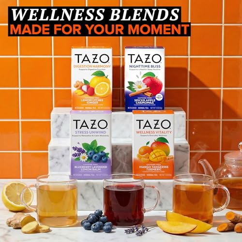 TAZO Blueberry Lavender Lemon / 16 Count (Pack of 6) / 1 Herbal