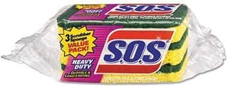 S.O.S Scrubber Sponge, Heavy Duty, Value Pack 3 sponges