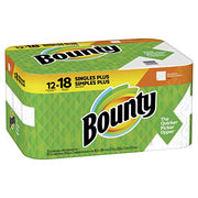 Bounty 1 / 12x12x12 Inch (Pack of 1) / White Paper Towels