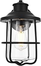 Huxley One Light Outdoor Wall Sconce Black