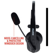 Truck Driver Bluetooth Headset by RoadKing – Universal, Plastic, Black, Model RKING2000