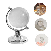 Globe Design Crystal Ball Solid and Long-lasting World Map Globe for Desk Table Top Decor by FELTECHELECTR – artificial crystal, Multi, Model XDRZM48H18DYZ4309I