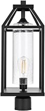 Elegant Lighting Zora 21" Outdoor Post Light in Black