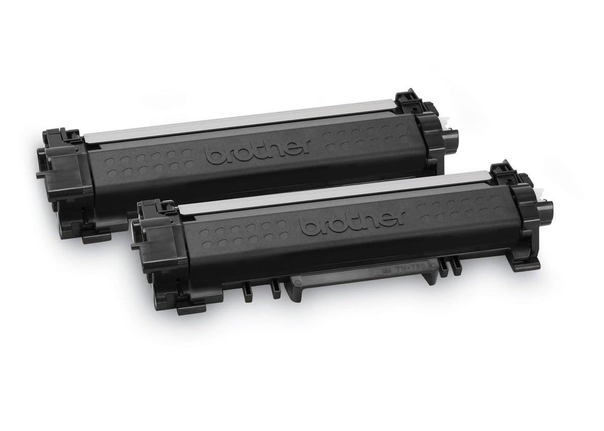 Genuine High Yield Black Toner Cartridge 2-Pack by Brother – Black, Pack of 2, Model TN760
