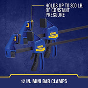 IRWIN 8 Pack / 8 Piece / Multi Bar Clamps