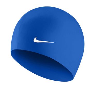 Swim Performance Solid Silicone Cap by Nike – One Size, Silicone, Game Royal, Model 93060-494