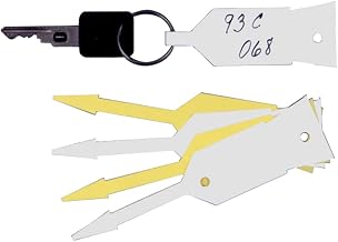John Dow Industries 086W White Disposable Key Tag, 1 Pack