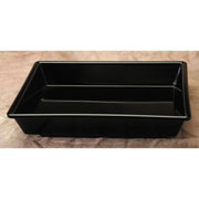 Elite Global Deli Bowl 2 1/2 qt Rectangular Black Plastic - 12" L x 10" W x 2" D by Elite Global Solutions – 2.5 quarts, Melamine, Black, Model 848552009672