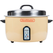 Town RiceMaster Rice Cooker/Steamer electric 55 cup capacity by Town Food Service – 55.0 cups, Stainless Steel, Beige, Model 57155