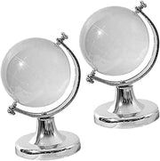 Globe Design Crystal Ball Solid and Long-lasting World Map Globe for Desk Table Top Decor