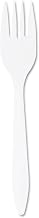 Dart F6BW Style Setter Mediumweight Plastic Forks, White, 1000/Carton