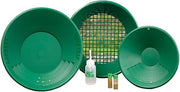 Garrett Metal Detectors Garrett Complete Gold Pan Kit, 14″ Trap Pan, Green