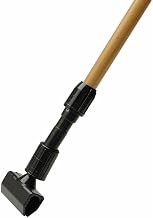 HUBERT Mop Handle for 5"W Mop Head Natural Wood Clincher Style - 54"L