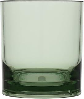 Fortessa Urbo Outdoor CoPolyester, 14 Oz. Double Old Fashioned (Set of 6), Sage Green