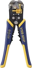 IRWIN Vise-Grip Wire Stripper, 2 Inch Jaw, Cuts 10-24 AWG, ProTouch for Comfort, Blue (2078300)