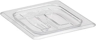Cambro 60CWCH 6-15/16" Length x 6-3/8" Width, Camwear Clear Polycarbonate Sixth Size Lid with Handle (Pan Sold Separately)