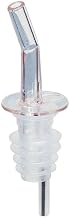 320-00, Whiskeygate Slow Pourer, Clear with No Collar, SAN Plastic, Ultrathane Cork, Durable and Precise, 12 Units