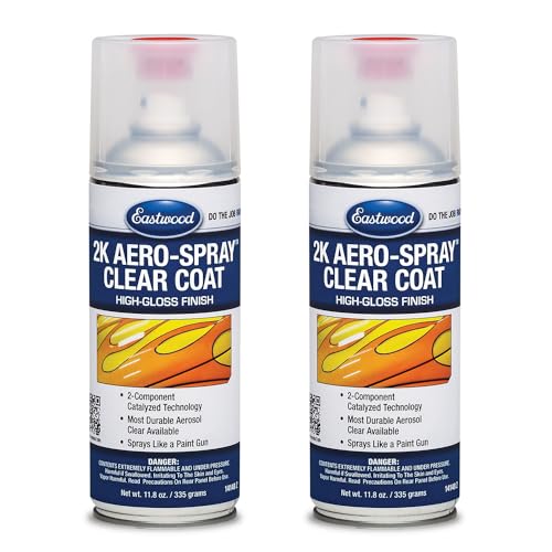 Eastwood 2 / 6 Ounce (Pack of 2) / 2-Pack Gloss Clear Coat Spray Paint