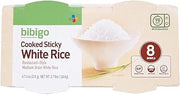 bibigo Restaurant-Style Cooked Sticky White Rice, 8 - 7.4-ounce Bowls