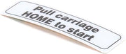 Hobart 00-477733 Home Start Label