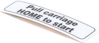 Hobart 00-477733 Home Start Label