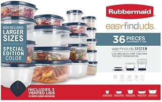 Rubbermaid easyfindLids (36 pieces), Blue