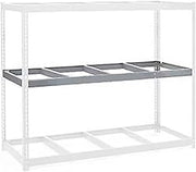 Global Industrial Additional Level For Wide Span Rack 60"Wx48"D No Deck 1200 Lb Capacity, Gray