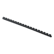 5/16in Black Binding Combs (25 Pack) by Fellowes – 0.3" x 10.8" x 0.3", 40.0 pages, Plastic, Black, Model 52321