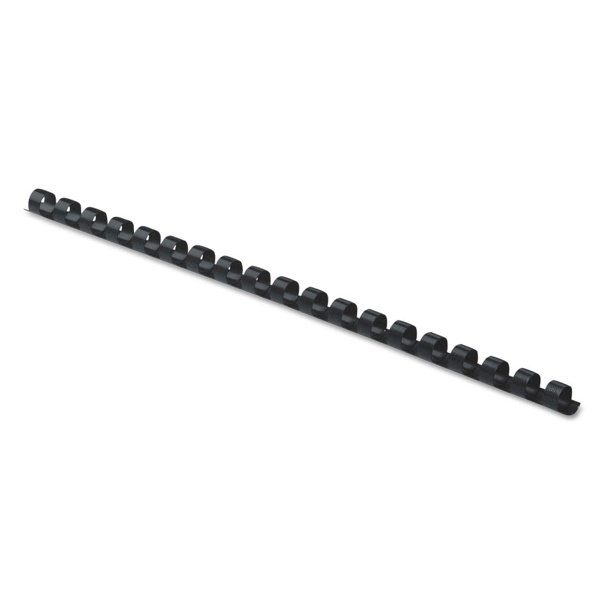 5/16in Black Binding Combs (25 Pack) by Fellowes – 0.3" x 10.8" x 0.3", 40.0 pages, Plastic, Black, Model 52321