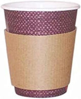 Coffee Cup Sleeve for 8-10 oz (Case of 1,000), PacknWood - Disposable Paper Sleeves for Hot Coffee Cups 210GBAG8