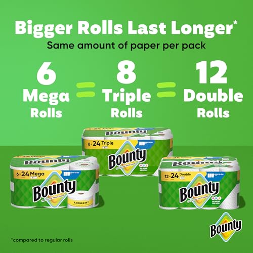Bounty 87 sheet (Pack of 4) / White / Full Sheet Paper Towels Paper Towels