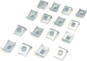 Global Industrial Shelf Clip Replacement for Cabinets, 16/Pk