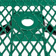 Global Industrial Green / Industrial / 96D x 62W x 29.5H in Picnic Tables