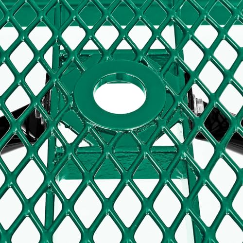 Global Industrial Green / Industrial / 96D x 62W x 29.5H in Picnic Tables