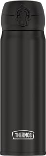THERMOS 16oz Stainless Steel Direct Drink Bottle, Black