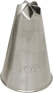 Ateco Decorating Tip 109, Drop Flower with Bar