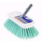 7.5" Stiff Cleaning Brush - Green by Swobbit – 4.5-inch Combi, Plastic, Blue, Model SW77355