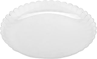 G.E.T. Enterprises HI-2001-CL-EC 8" Plate, Mediterranean, (Pack of 4), Clear