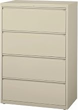 Hirsh Industries 36" Wide Four-Drawer Lateral File - Putty 14988