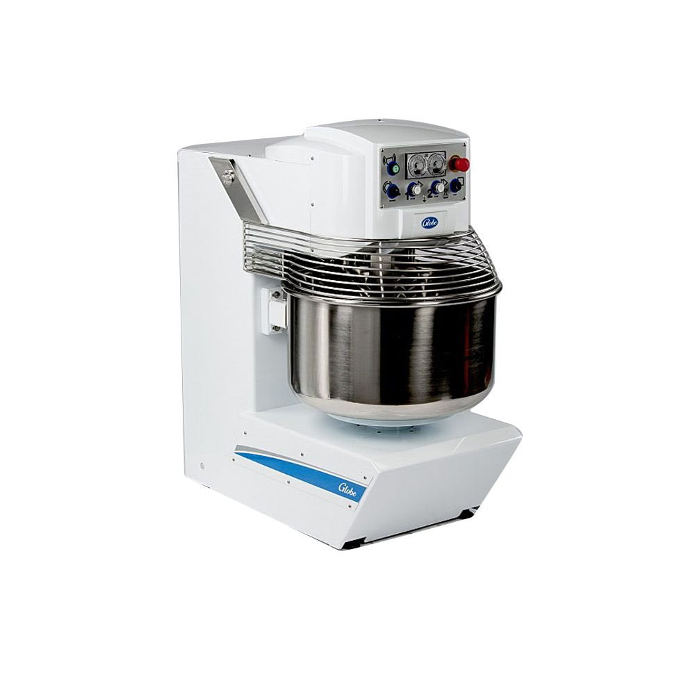 Spiral Dough Mixer by Globe – 175.0 pounds, Metal, Metallic, Model GSM175