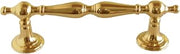 Imex The Fox b-76011 – manillón torneado Brass Brightness, 200 mm)