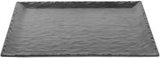 Cal-MIL Square Melamine Platter Faux Slate Collection 15"L