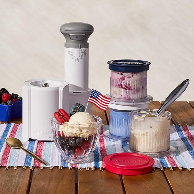 Cuisinart FastFreeze, 250th Celebration Edition / 0.5 Pint / 0.5 pints Ice Cream Machines
