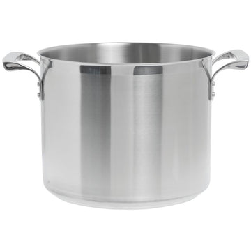 Browne () 20 qt Stainless Steel Deep Stock Pot by Browne Foodservice – 20 Quarts, Stainless Steel, Silver, Model 5723920