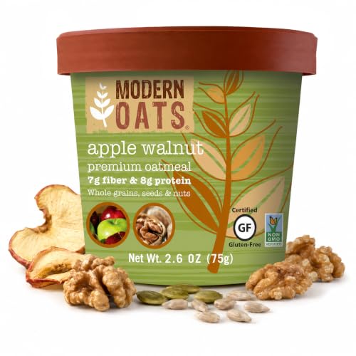 Modern Oats Apple Walnut / 2.6 Ounce (Pack of 12) / 12 Breakfast Foods