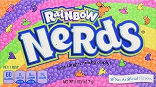 Wonka Rainbow Nerds, 5 Oz. Box (Pack of 4)