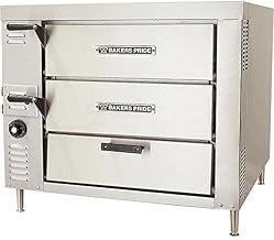 Bakers Pride HearthBake GP-52 Double Counter Top Pizza and Baking Gas Oven, 32 5/8 x 31 1/2x 54 1/4 inch -- 1 each.