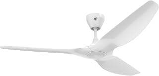 Big Ass Fans Haiku L Indoor Ceiling Fan with LED Light – 60 Inch Smart Ceiling Fan, Whisper-Quiet Permanent Magnet Motor, Wi-Fi App Control, Alexa & Google Compatible, Design for Medium Rooms, White